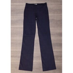 Betabrand Dress Pants Straight Leg Women's XS Petite Navy Blue Stretch Casual